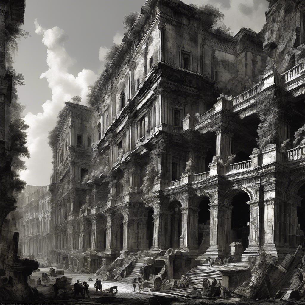 Ο λεπτομερής ρεαλισμός του έργου του Giovanni‍ Battista Piranesi